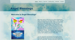 Desktop Screenshot of angelblessings.net